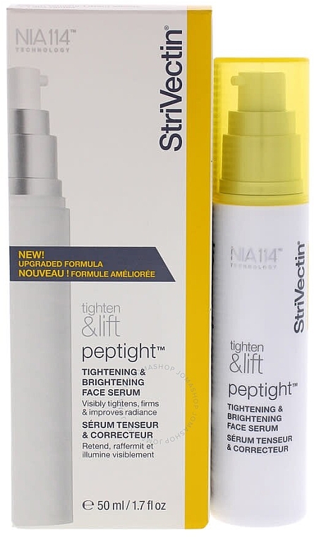 Підтягувальна освітлювальна сироватка для обличчя - StriVectin Tighten & Lift Peptight Tightening & Brightening Face Serum — фото N1
