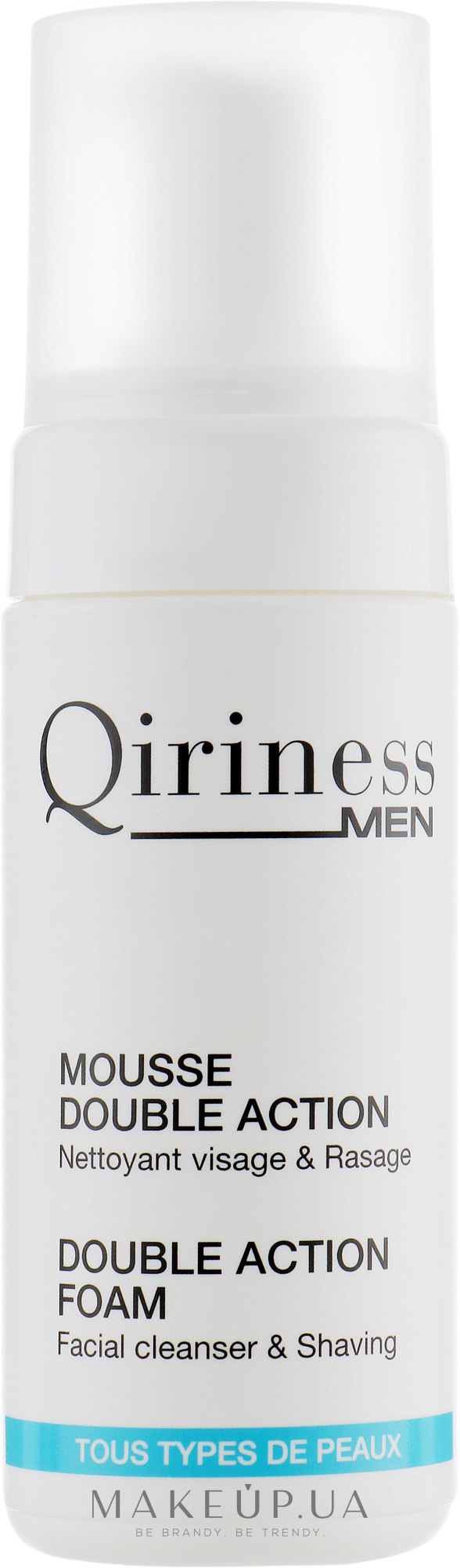 Очищающая пенка двойного действия - Qiriness Double Action Foam — фото 125ml