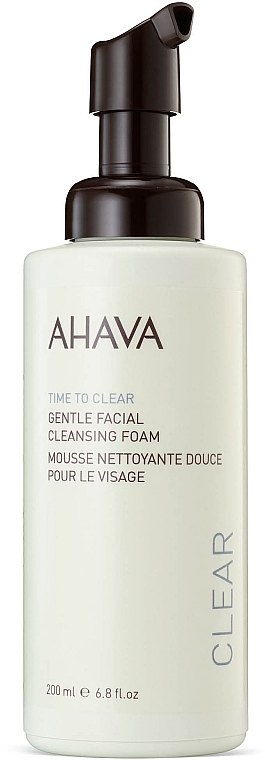 Нежная очищающая пенка для лица - Ahava Time to Clear Gentle Facial Cleansing Foam