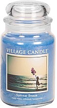 Духи, Парфюмерия, косметика Ароматическая свеча в банке - Village Candle Summer Breeze Glass Jar