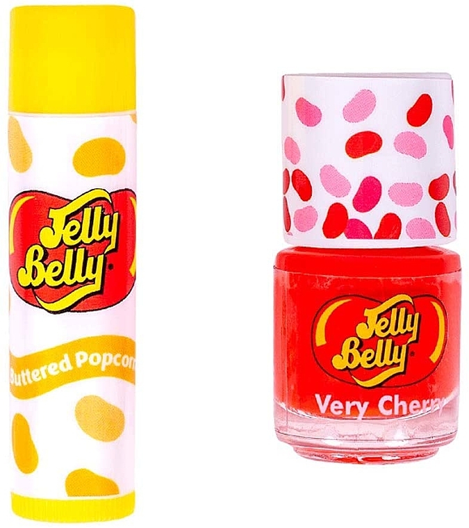 Набір - Jelly Belly Movie Mix Pack (lip/balm/4g + nail/polish/4ml + nail/file) — фото N3