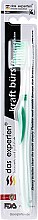 Парфумерія, косметика Зубна щітка жорстка для глибокого очищення нальоту, зелена - Das Experten Hard Toothbrush