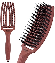 Щітка для волосся - Olivia Garden Finger Brush Combo Chocolate — фото N2