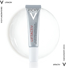 Розгладжувальний крем з гіалуроновою кислотою для корекції зморщок і темних кіл зони навколо очей - Vichy Liftactiv Eyes — фото N4