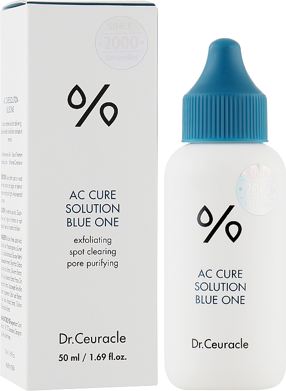 Точечная сыворотка для лица против акне - Dr.Ceuracle Ac Care Solution Blue One