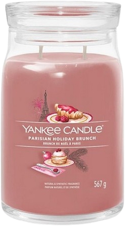 Ароматическая свеча в банке "Parisian Holiday Brunch", 2 фитиля - Yankee Candle Singnature  — фото N2