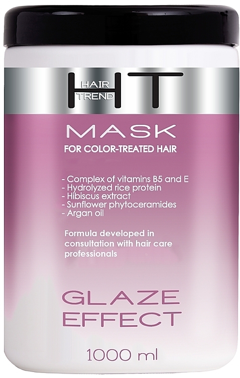 Маска для фарбованого волосся "Ефект глазурування" - Hair Trend Glaze Effect Mask