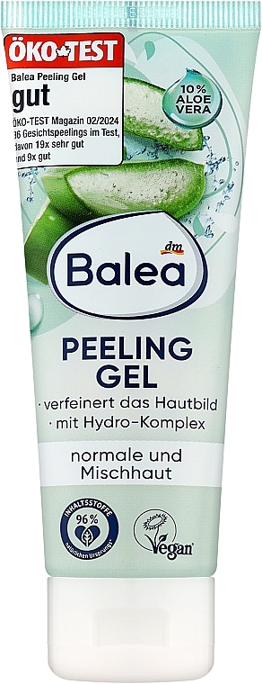 Гель-пилинг для лица с алоэ вера - Balea Peeling Gel — фото N1