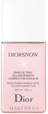 Осветляющая основа под макияж - Dior Brightening Makeup Base Colour Correction SPF35 PA+++ — фото Rose