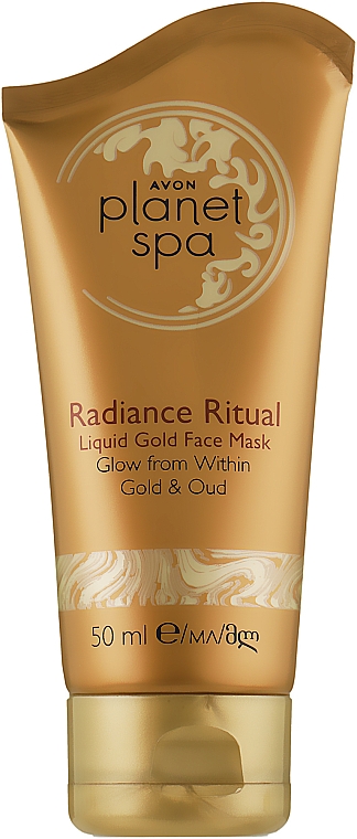Маска для лица - Avon Planet Spa Radiance Ritual Liquid Gold Face Mask — фото N1
