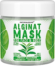 Альгінатна маска з зеленим чаєм - Naturalissimoo Grean Tea Alginat Mask — фото N2