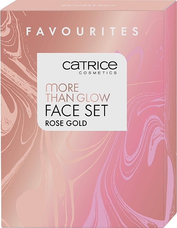 Набір для макіяжу обличчя - Catrice More Than Glow Face Set Rose Gold (highlighter/15ml + highlighter/5.9g + powder/8g) — фото N3