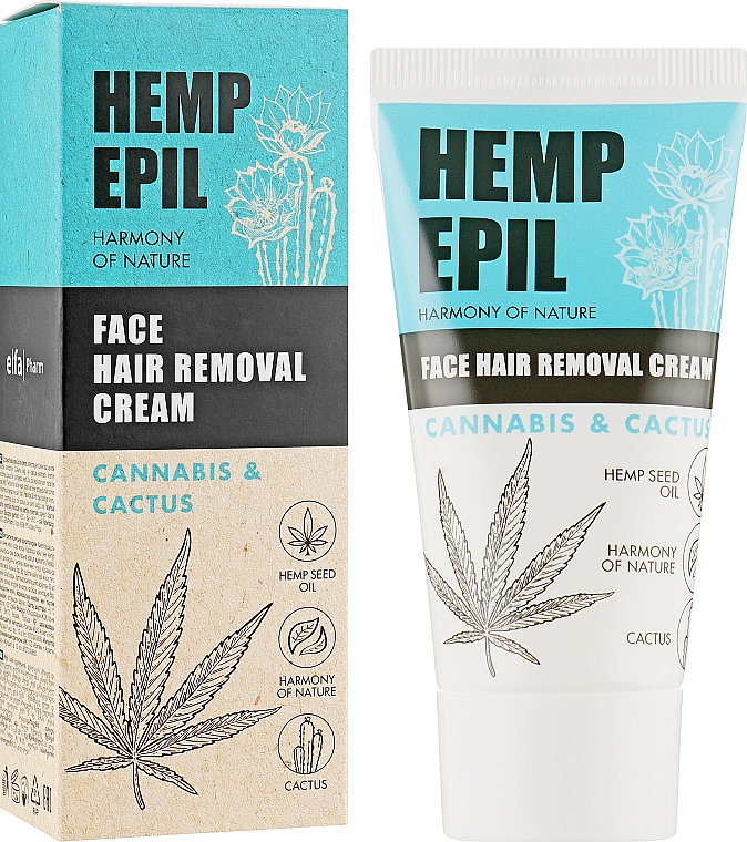 Крем для депіляції обличчя - Hemp Epil Face Hair Removal Cream — фото N2