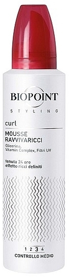 Мус для завивання волосся - Biopoint Mousse Curl Spuma Ricci — фото N1