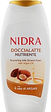 Пена-молочко для душа с аргановым маслом "Питательная" - Nidra Nourishing Milk Shower Foam With Argan Oil — фото N1