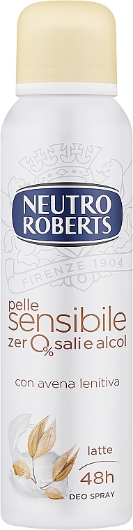 Дезодорант-спрей "Овес" - Neutro Roberts Sensibile 48h Deo — фото N1