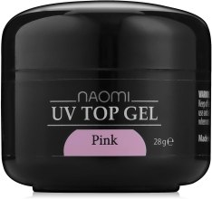 Духи, Парфюмерия, косметика Гель-закрепитель для ногтей - Naomi UV Top Gel Pink