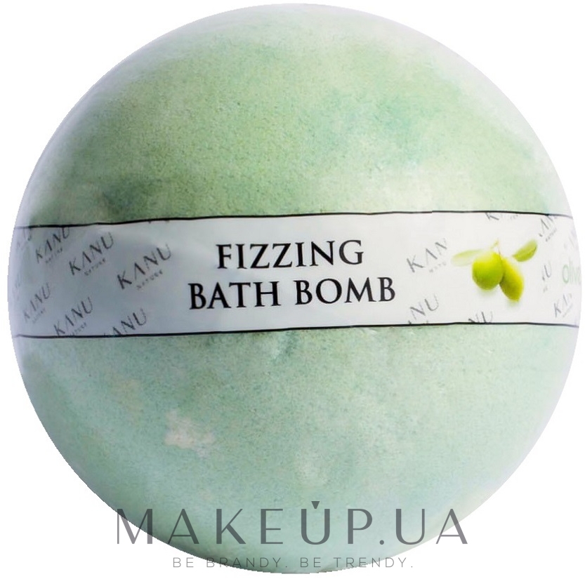 Бомбочка для ванны "Оливковое дерево" - Kanu Nature Fizzing Bath Bomb Olive Tree — фото 160g