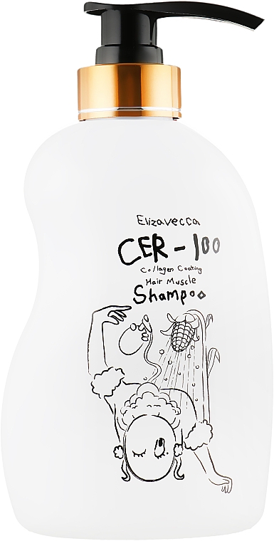 Шампунь для волос - Elizavecca CER-100 Collagen Coating Hair Muscle Shampoo