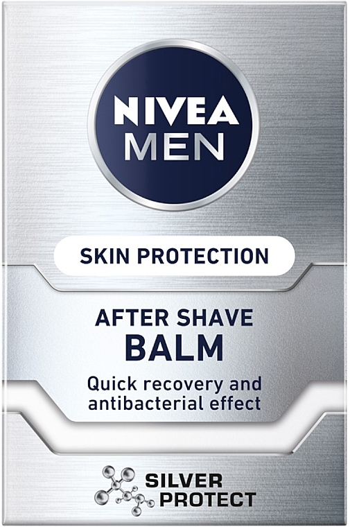 Набір - NIVEA Men Silver Control Skin Protect Collection (aft/sh/balm/100ml + deo/50ml + sh/gel/250ml) — фото N2