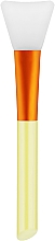 Парфумерія, косметика Пензлик силіконовий для нанесення маски CS-119Y, жовтий - Cosmo Shop