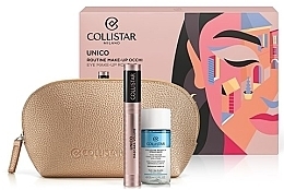 Духи, Парфюмерия, косметика Набор - Collistar Unico Mascara Gift Set (mascara/13ml+remover/35ml+bag/1pcs)