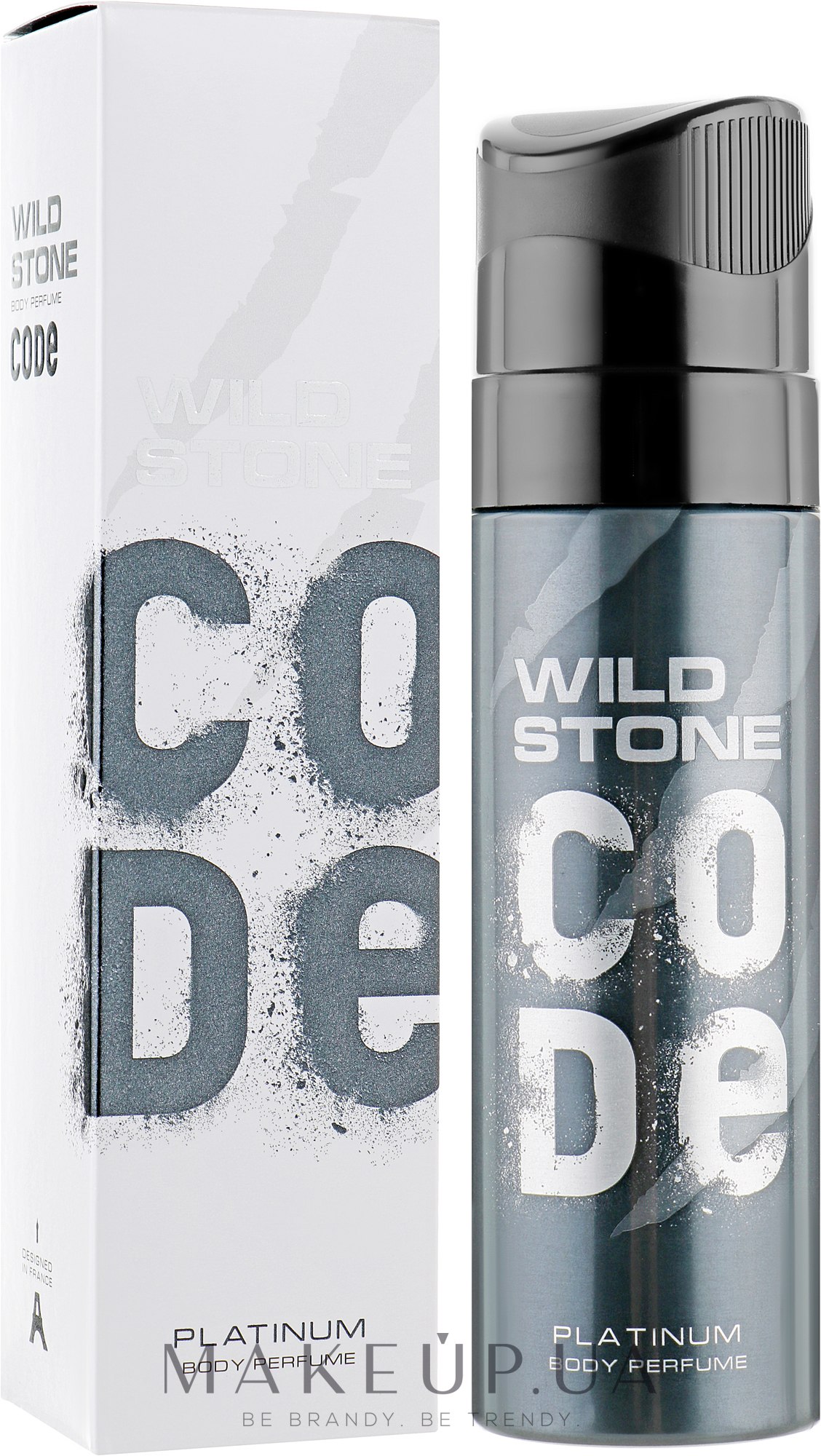 Парфюмированный спрей для тела - Wild Stone Code Platinum — фото 120ml