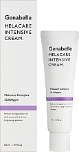 Крем для борьбы с пигментацией кожи лица - Genabelle Melacare Intensive Cream  — фото N2