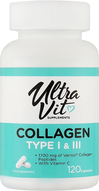 Пищевая добавка "Коллаген" - UltraVit Collagen Type I & III  — фото N1