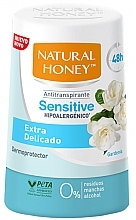 Роликовий дезодорант-антиперспірант - Natural Honey 48H Sensitive Gardenia — фото N1