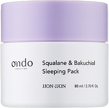 Ночная маска для лица с бакучиолом и скваланом - Ondo Beauty 36.5 Squalane & Bakuchiol Sleeping Pack — фото N1