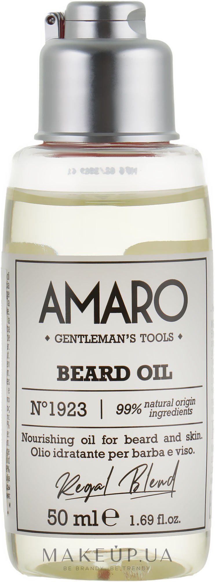 Масло для бороды - FarmaVita Amaro Beard Oil — фото 50ml