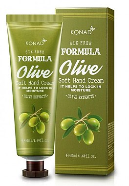 Крем для рук з оливковою олією - Konad Olive Soft Hand Cream — фото N1