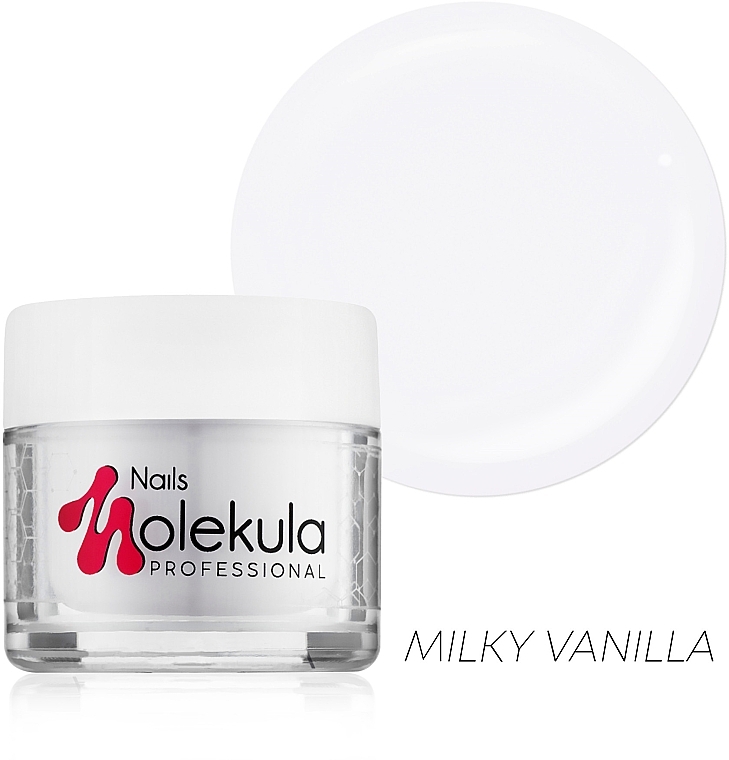 Гель для ногтей - Nails Molekula Gel Milky Vanilla (пробник) — фото N2