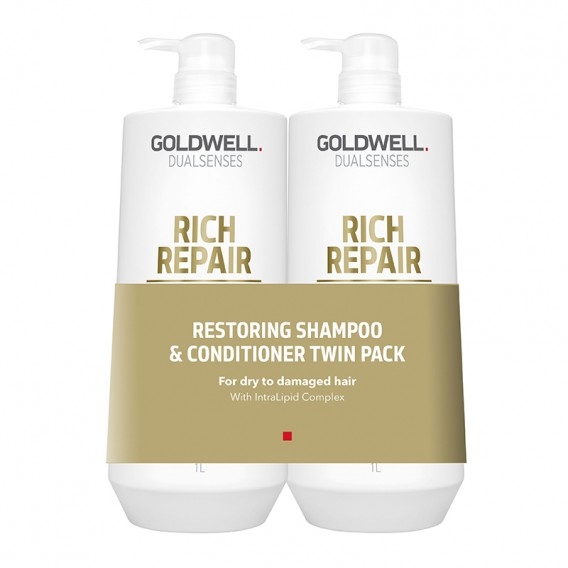 Набір - Goldwell DualSense Rich Repair (shm/10ml + cond/10ml)