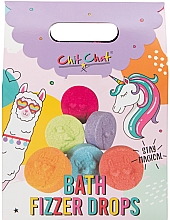 Набір вируючих кульок для ванни, 6 шт. - Chit Chat Bath Fizzer Drops Gift Set — фото N1