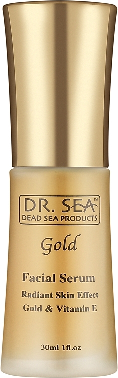 Сироватка для обличчя з золотом і вітаміном Е - Dr.Sea Gold & Vitamin E Radiant Skin Effect Serum — фото N1