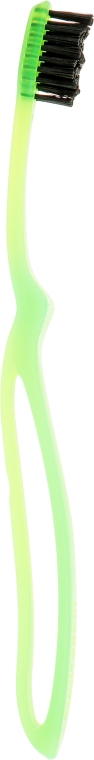 Зубна щітка "Луп блек вайтенінг", зелена - Megasmile — фото N2