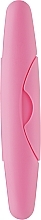 Духи, Парфюмерия, косметика Футляр пластиковый для зубной щетки "Матовый", розовый - Cosmo Shop 