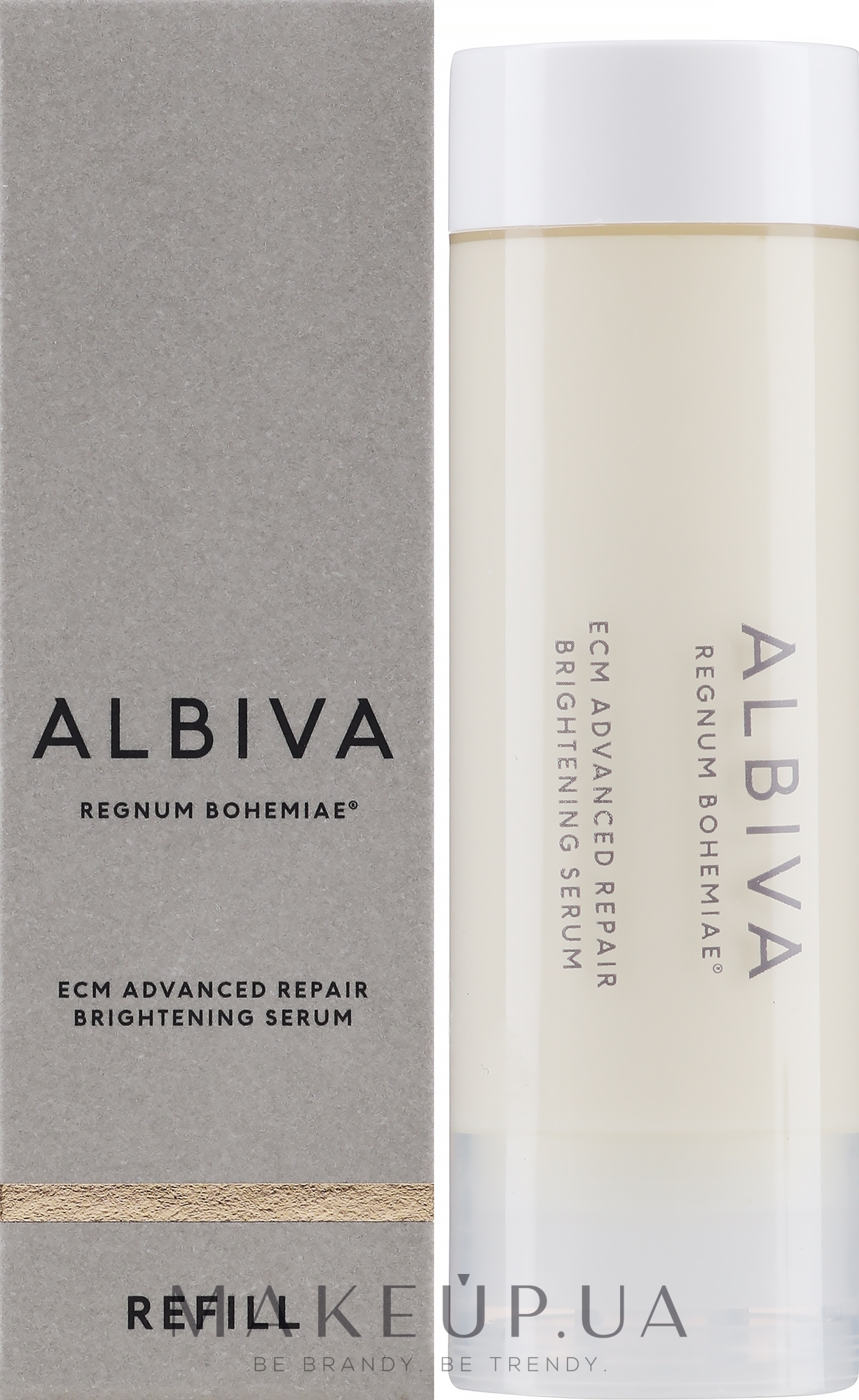 Высококонцентрированная сыворотка для лица - Albiva Ecm Advanced Repair Brightening Serum (сменный блок) — фото 30ml