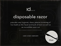 Бритва одноразовая - idHair Disposal Razor Box — фото N1