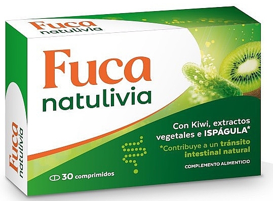 Харчова добавка для поліпшення роботи кишечника, таблетки - Fuca Natulivia — фото N1