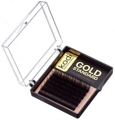 Накладні вії Gold Standart B 0.12 (6 рядів: 9 мм) - Kodi Professional — фото N1