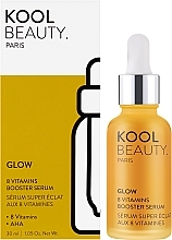 Мультивітамінна сироватка для обличчя - Kool Beauty Glow 8 Vitamins Booster Serum — фото N2