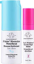 Духи, Парфюмерия, косметика Набор - Drunk Elephant T.L.C. F-Balm Electrolyte Waterfacial Midi (mask/15ml + ser/3ml)