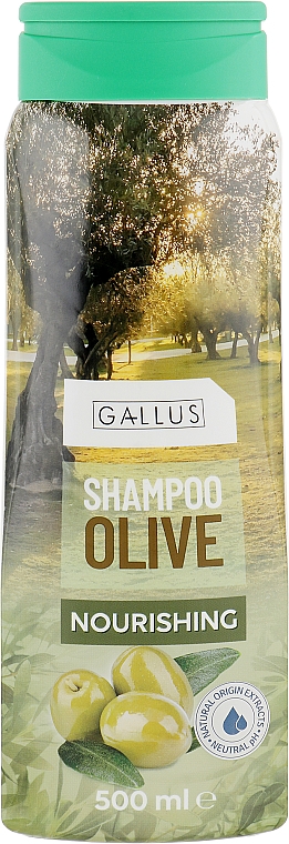 Шампунь для волос "Олива" - Gallus Olive Shampoo — фото N1