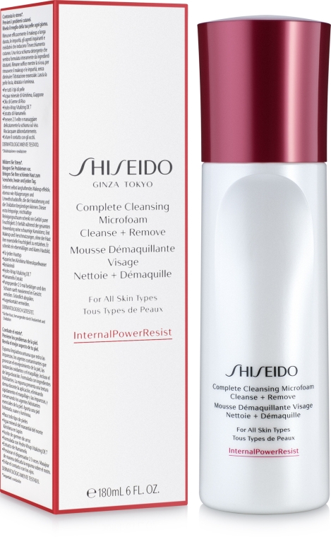 Очищувальна пінка для зняття макіяжу - Shiseido Complete Cleansing Microfoam — фото N1