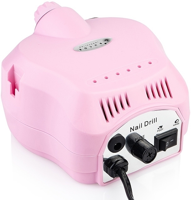 Фрезер для манікюру та педикюру, рожевий - Bucos Nail Drill Pro ZS-601 Pink — фото N6