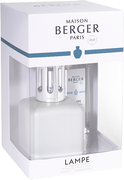 Набор - Maison Berger White Lamp Delicate White Musk (aromalamp + refill/250ml) — фото N1