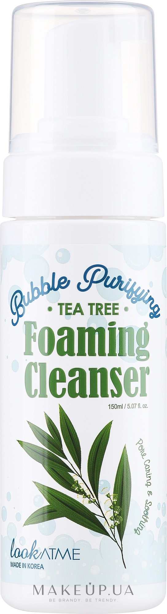 Пена для умывания - Look At Me Bubble Purifying Foaming Facial Cleanser Tea Tree Foam — фото 150ml